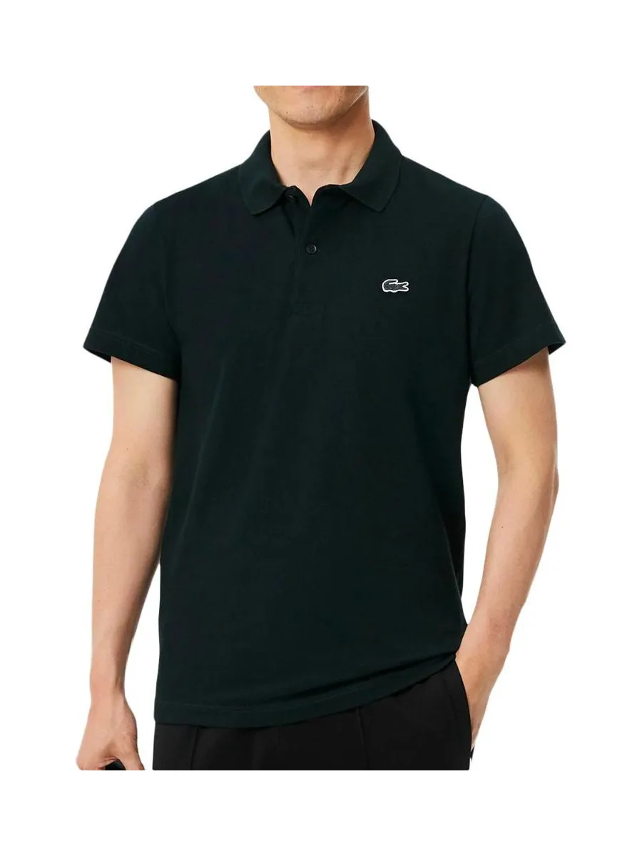 Polo Noir Homme Lacoste Regular 2