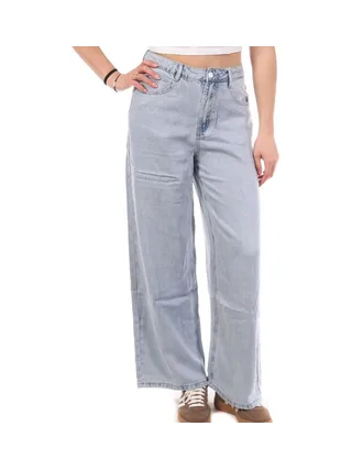 Jean Loose Bleu Femme Oraije Wilenette 1