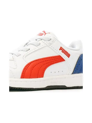 Baskets Bleu/Blanc/Rouge Garçon Puma Inf Reb 7