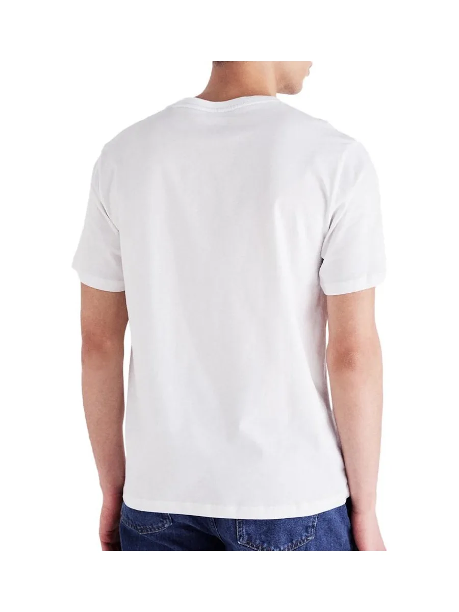 T-shirt Blanc/Bordeaux Homme Pepe jeans Eggo AQW 3