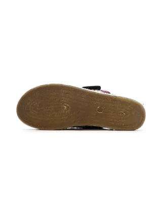 Sandales Noires/Oranges Femme Pare Gabia Batista 5