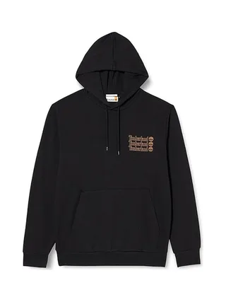 Sweat à Capuche Noir Homme Timberland Hoodie 2 Tier 3 1