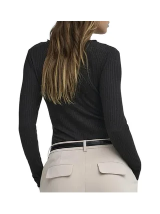 T-Shirt Manches Longues Noir Femme JDY Fransiska 2