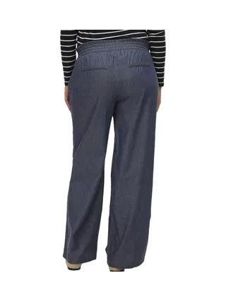 Pantalon Bleu Femme Mamalicious Talia 2