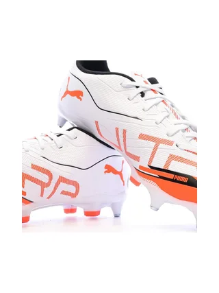 Chaussures de football Blanc/Orange Homme Puma Ultra 5 Play Mxsg 7