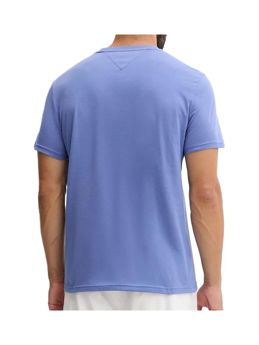 T-shirt Bleu Homme Tommy Hilfiger Flag 3
