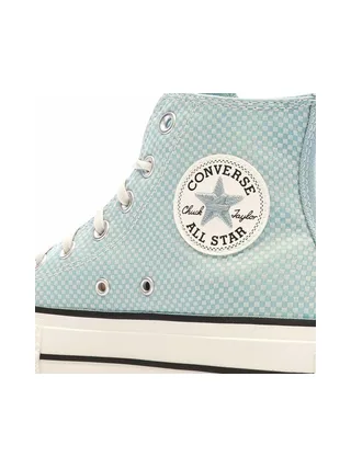 Baskets Turquoise Converse Femme Chuck Taylor All Star Lift Infinity 7