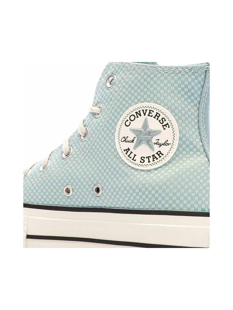 Baskets Turquoise Converse Femme Chuck Taylor All Star Lift Infinity 8