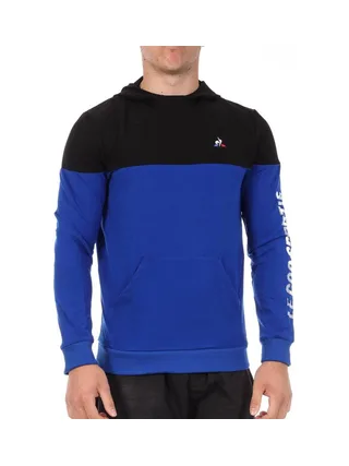 Sweat Bleu/Noir Homme Le Coq Sportif Hoody 1