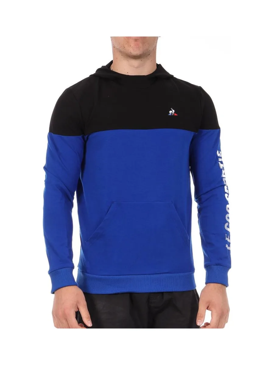 Sweat Bleu/Noir Homme Le Coq Sportif Hoody 2