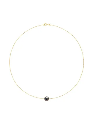 Collier Véritable Perle de Tahiti Ronde 8-9 mm — Or Jaune 375 Millièmes — 42 cm 3