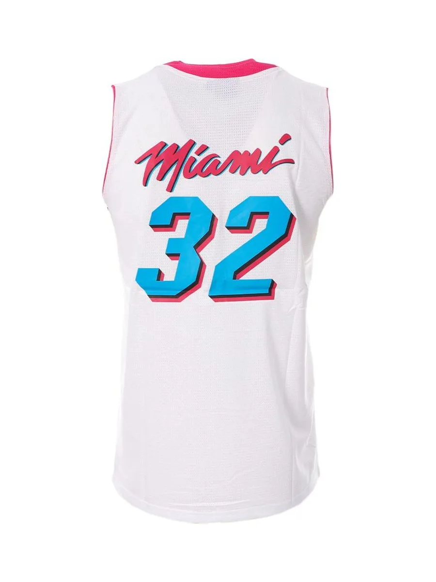Miami Maillot de basketball Blanc/Rose/Bleu Homme Sport Zone SEPL1004 3