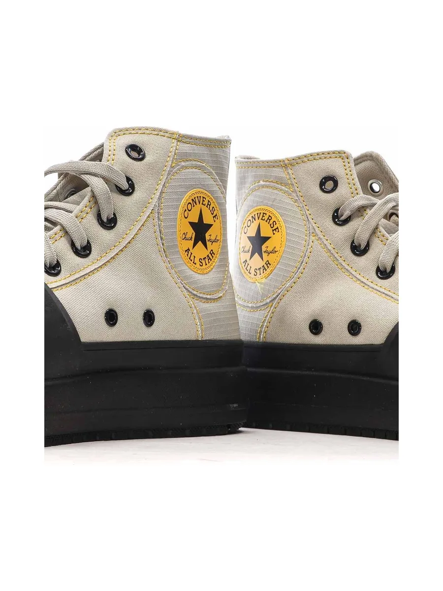 Baskets Grises/Noires Homme Converse All Star Construct 8