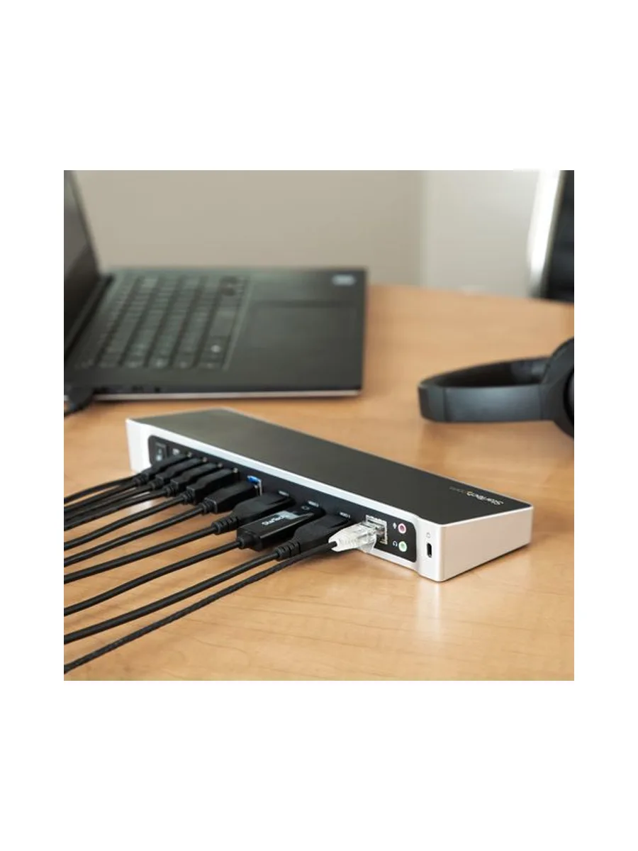 Triple-Video Docking Station for Laptops 5