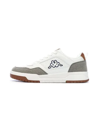Baskets Blanches/Taupes Homme Kappa Logo Manis 1