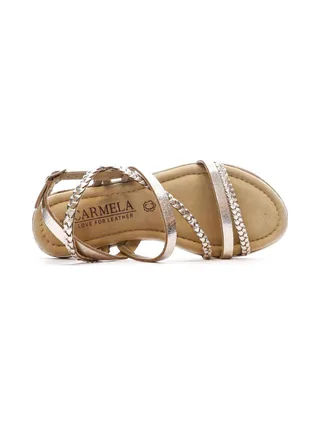 Sandales Dorées Femme Carmela ORO 4