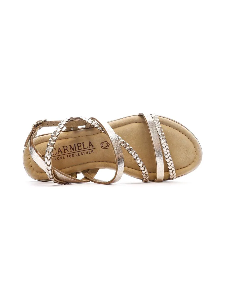 Sandales Dorées Femme Carmela ORO 5
