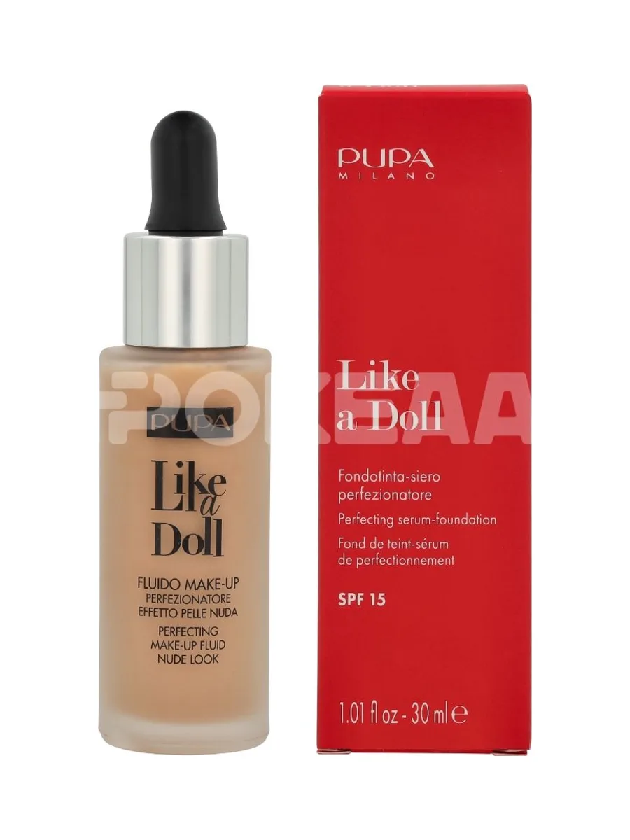 Pupa Pupa Like A Doll Perfecting Make-Up Fluid SPF15 30ml - #040 Medium Beige 1