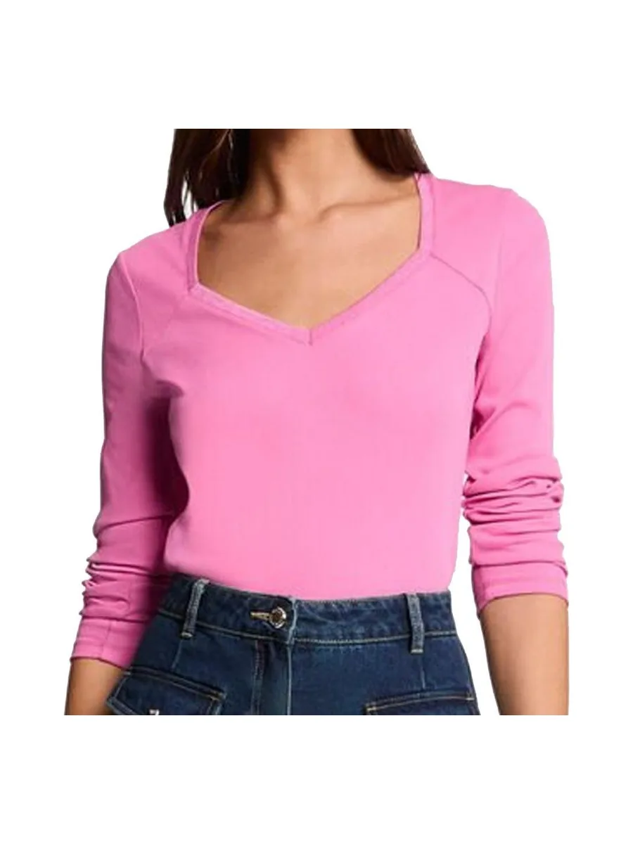 T-Shirt Manches Longues Rose Femme Morgan TRESOR 2
