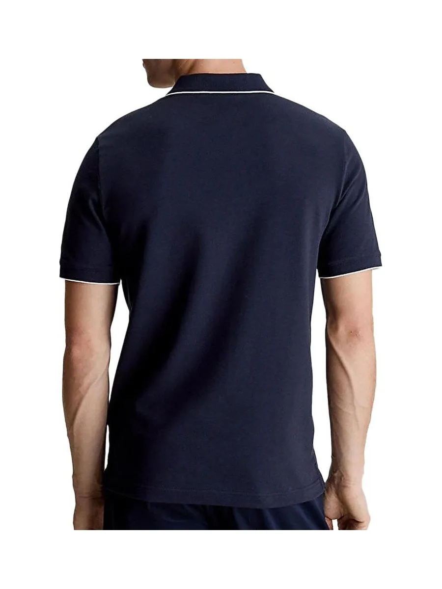 Polo Marine Homme Calvin Klein Jeans Pique Tippin 3