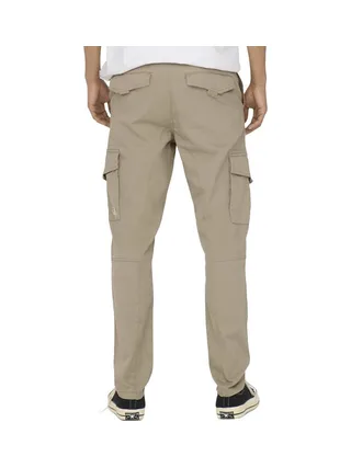 Pantalon Cargo Beige Foncé Homme Only & Sons Dean 2