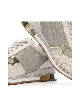 Baskets Doré Femme Marco Tozzi Cream Comb 7