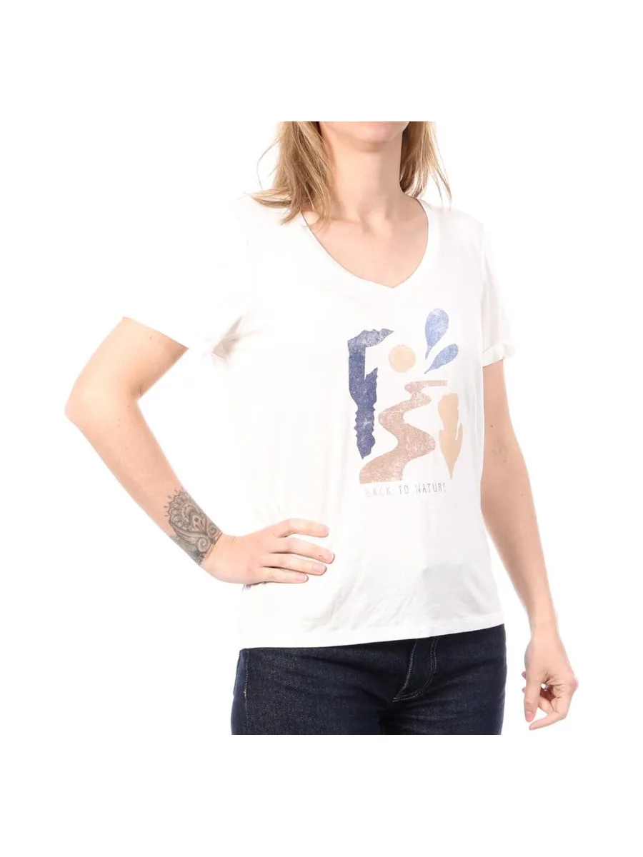 T-shirt Blanc Femme Sun Valley PALACIO 2