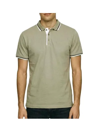 Polo Vert Homme Lee Cooper GLC2044 1