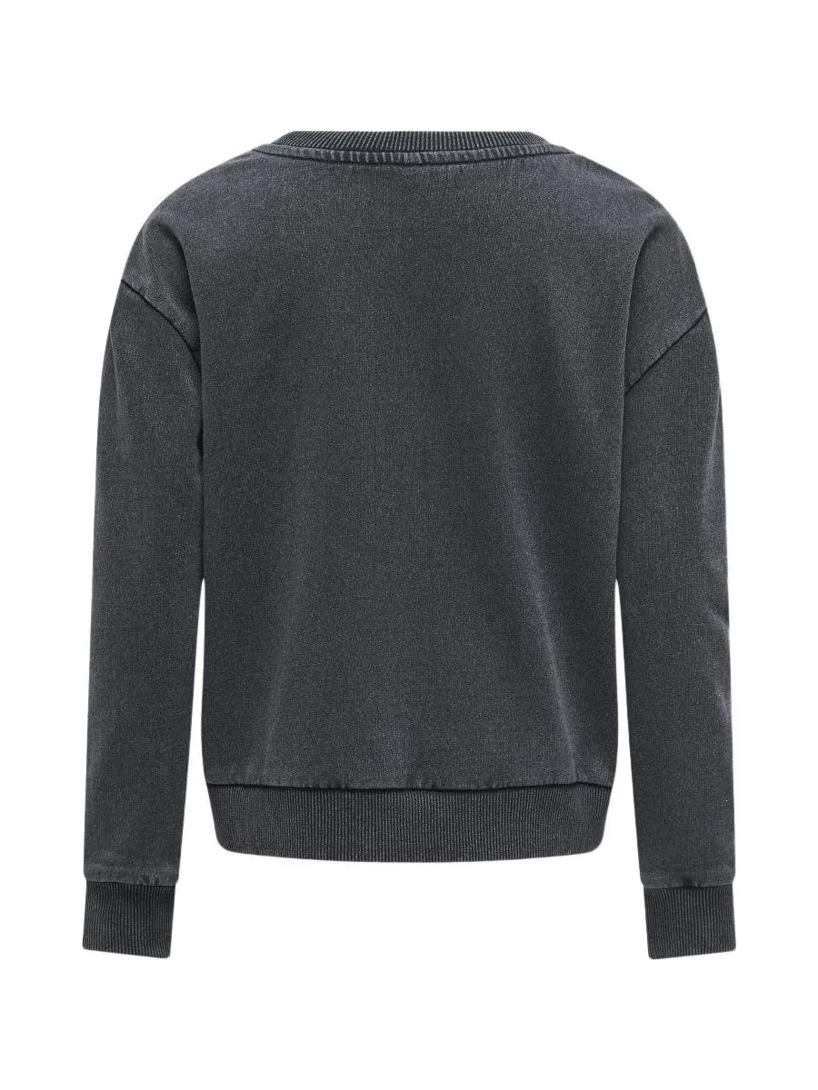 Sweat Gris Fille Kids ONLY Gruna 4