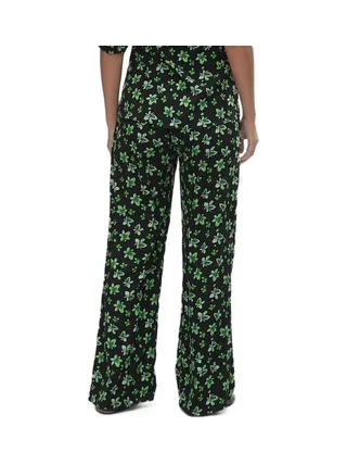 Pantalon de Grossesse Noir/Vert Femme Mamalicious Ellinor 2
