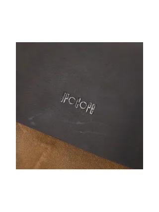DAN - Sacoche en cuir véritable et toile enduite - Bleu 15
