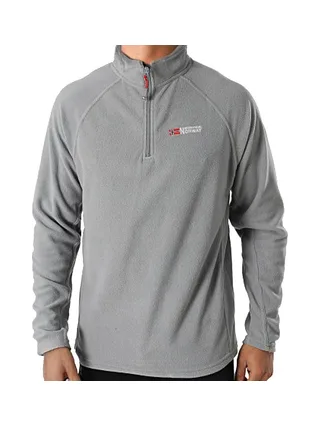 Veste Polaire 1/4 de Zip Gris Homme Geographical Norway Men 233 TUG 1