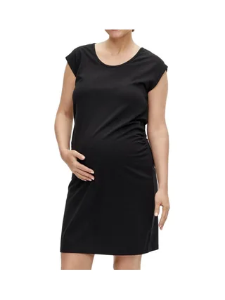 Robe Noire Femme Mamalicious Jade 1