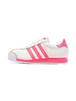 Baskets Rose/Blanc Femme Adidas Samoa 1