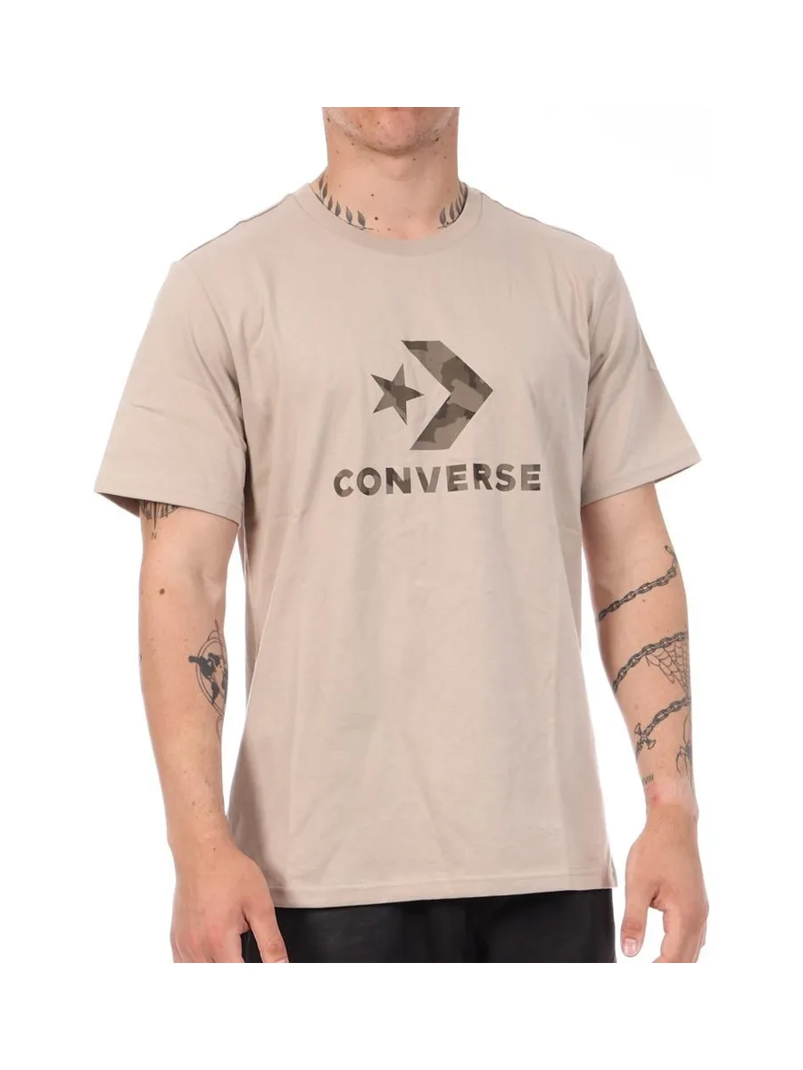 T-Shirt Beige Homme Converse Back To School 2