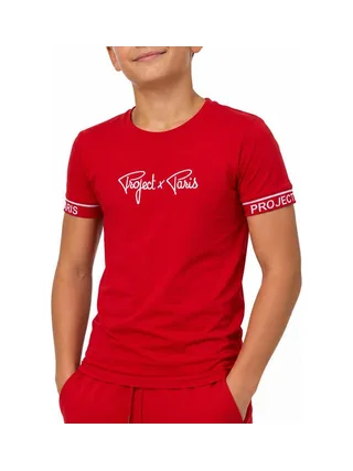 T-Shirt Rouge Garçon Project X Paris J2310022 1