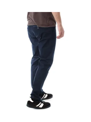Pantalon Chino Marine Foncé Homme Paname Brothers Costa1 2