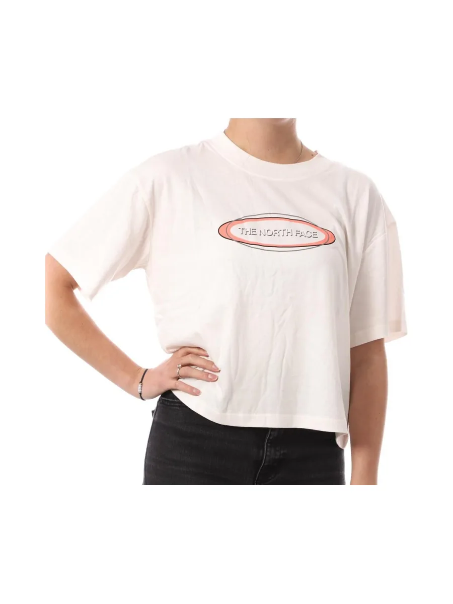 T-shirt Ecru Femme The North Face Coordinates 2