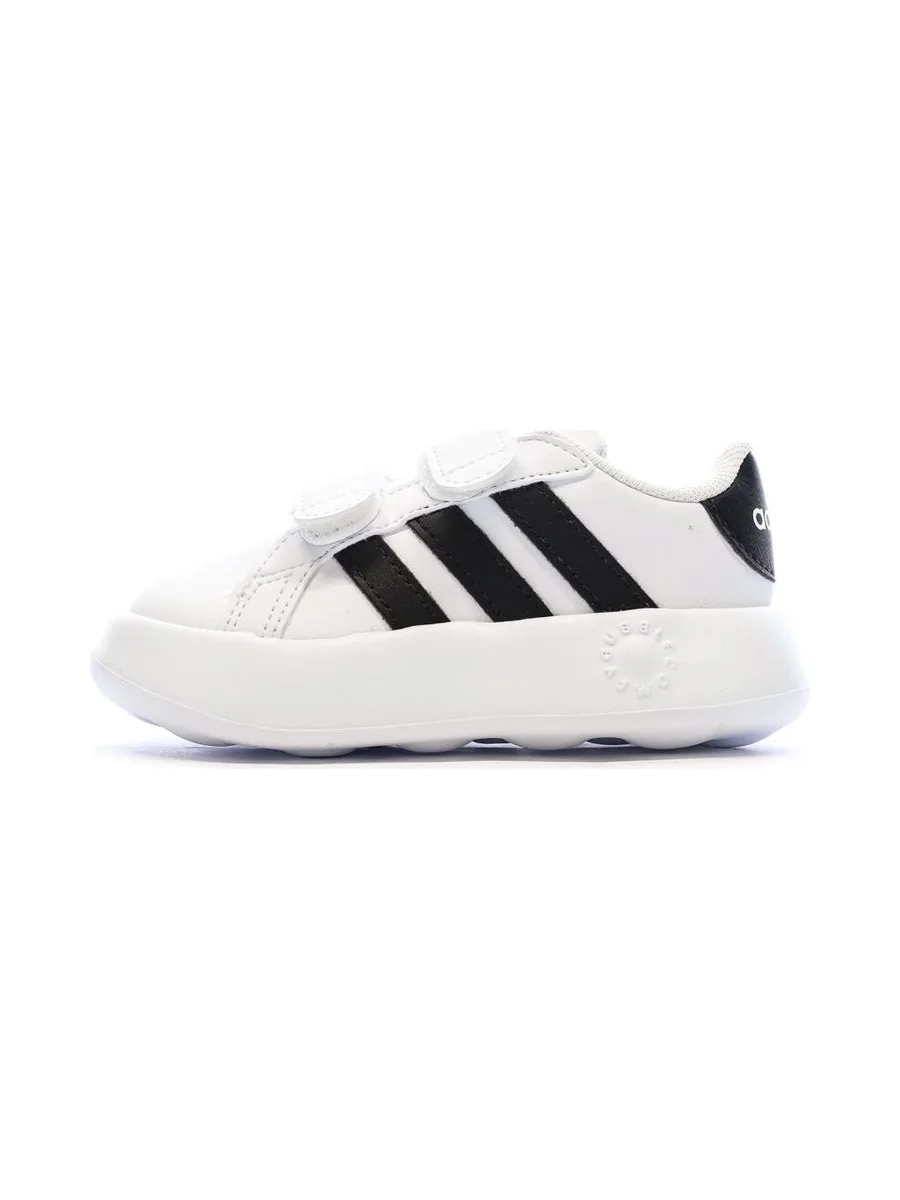 Baskets Blanches/Noires Garçon Adidas Grand Court 2.0 2