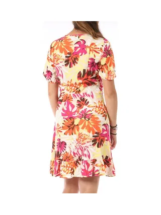 Robe Beige/Rose Femme Only Marlie Wrap 2