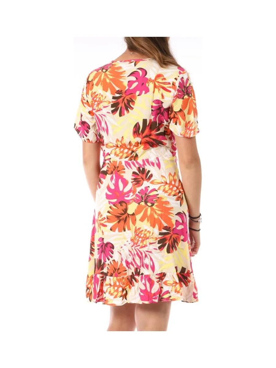 Robe Beige/Rose Femme Only Marlie Wrap 3