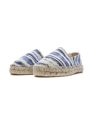 Espadrilles Bleu/Beige Femme Pare Gabia Anaia 6