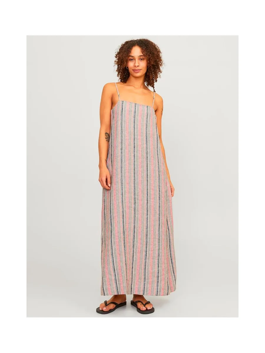 Robe longue rayée en lin JJXX 2
