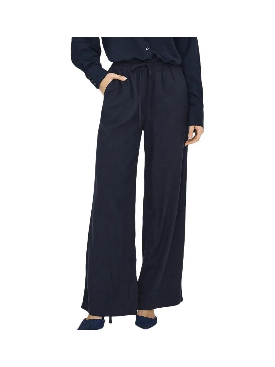 Pantalon fluide Marine Femme Only Say 2