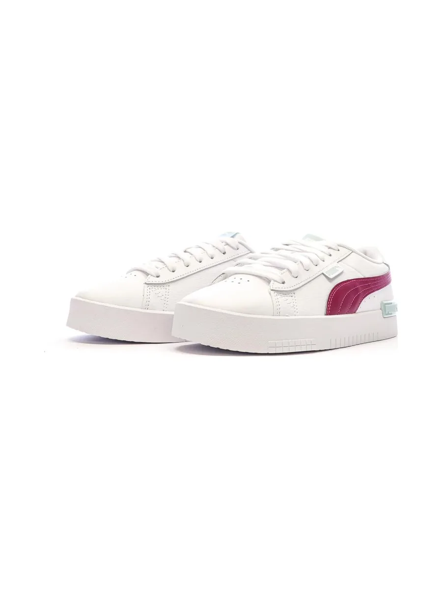 Baskets Blanches/Bordeaux Fille Puma Jada 381990-02 7