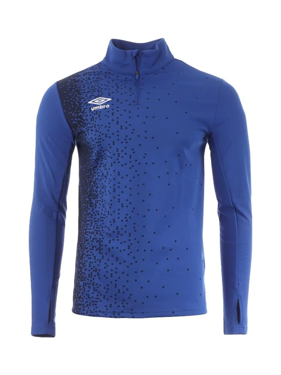Sweat 1/2 Zip Bleu Homme Umbro 570330 1