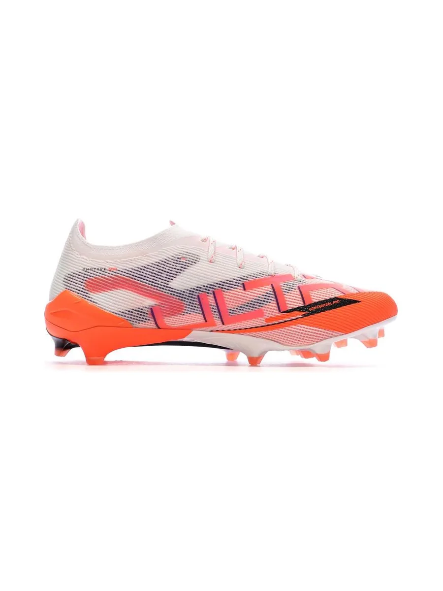 Chaussures de football Blanches/Oranges Homme Puma Ultra 5 Ultimate 3