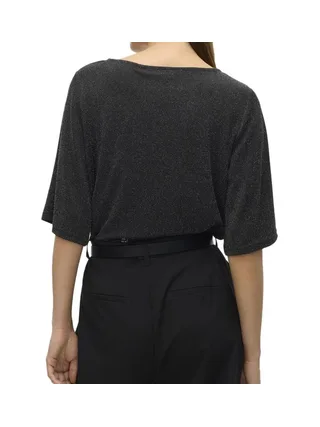 Top Noir/Argenté Femme Vero Moda Kanva 2