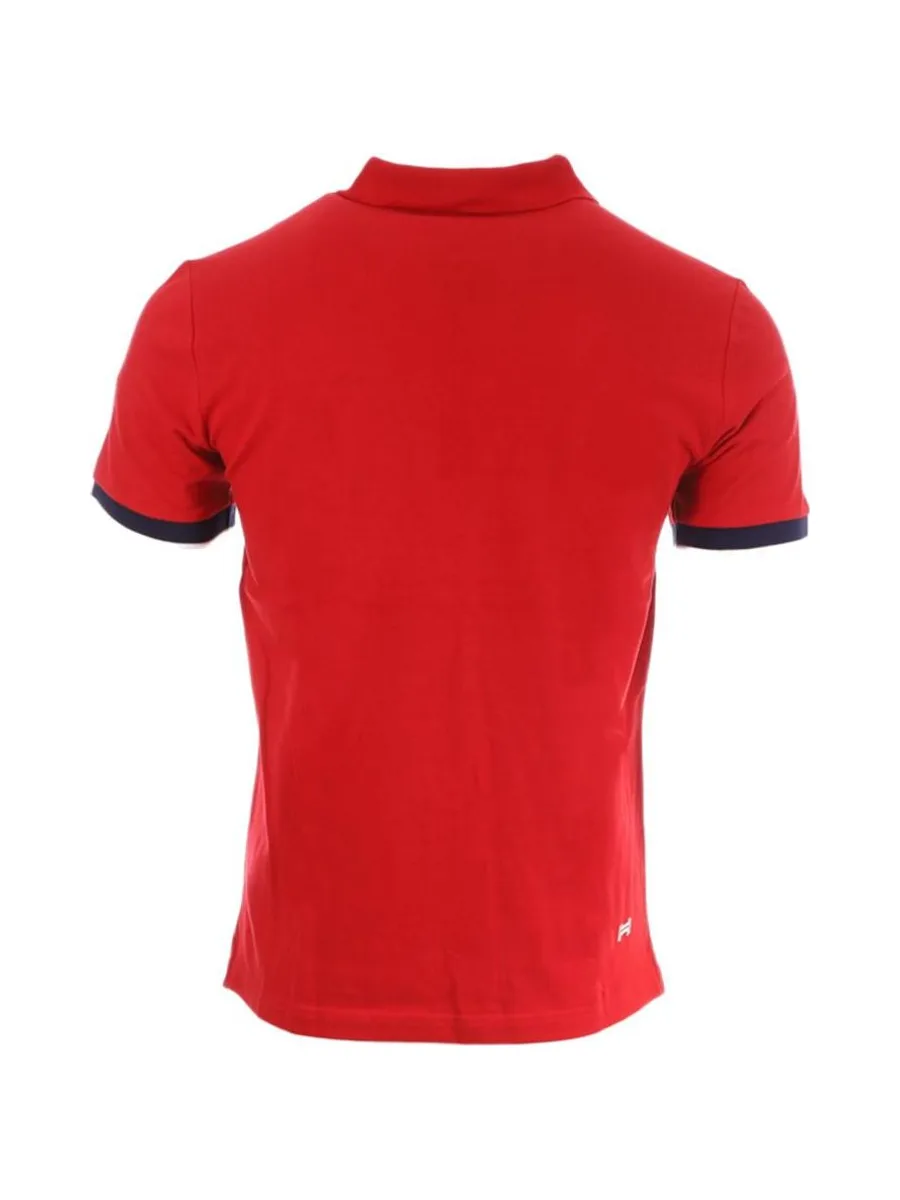 Polo Rouge/Blanc Homme Hungaria Pacaya 3