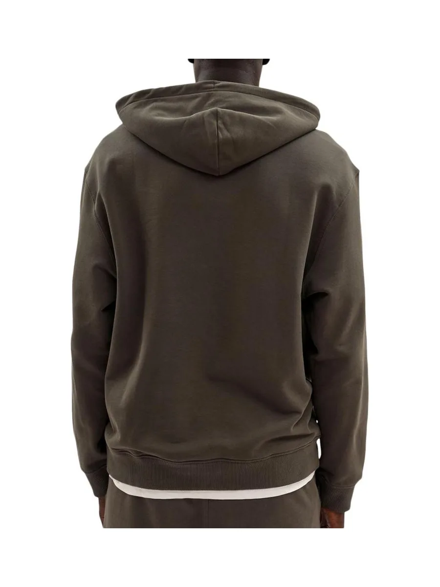 Sweat à Capuche Marron Homme Calvin Klein Jeans 350 Terry Monog 2